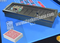 Casino Metal Chiptray Hidden Lens Gambling Cheat Devices , Distance 15cm - 20cm