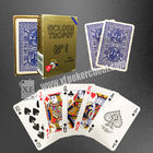 Modiano Plastic Playing Cards / Golden Trophy Casino Cards For Texas Poker