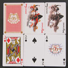 Million Gambling Props Plastic Poker Size Playing Cards / Poker Accessories