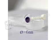 গল্ফ ঠকাই চিহ্নিত কার্ড জুজু ব্রাউন চোখ জন্য 6mm UV অদৃশ্য কালি চশমা
